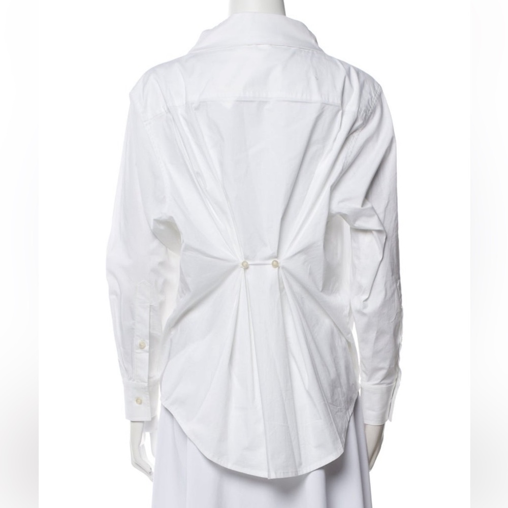 Nonchalant Three-Quarter Sleeve Button-Up Top – XS - Picture 3 of 3